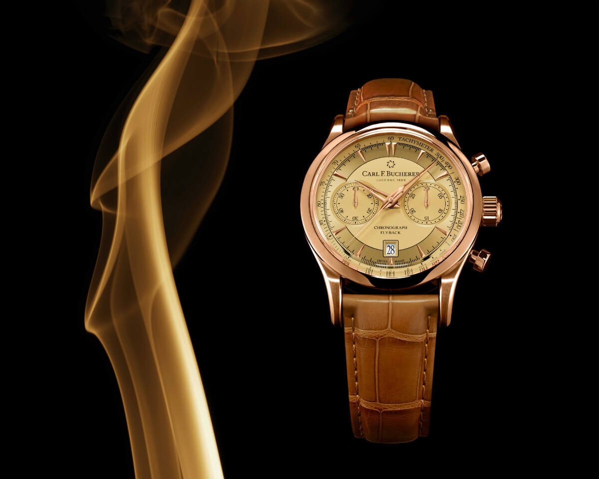 Manero Flyback rose gold