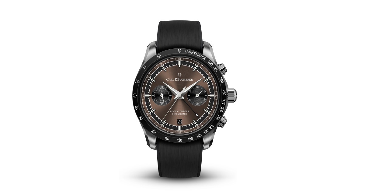 カール F. ブヘラ 【CARL F.BUCHERER】 マネロ セントラルカウンター 00.10923.08.33.99 (10923.08) メンズ ブラック ステンレススティール(DLC) 腕時計 時計 MANERO CENTRAL COUNTER BLACK SS 【中古】 カール F. ブヘラ マネロ セントラルカウンター 00.10923.08.93.01