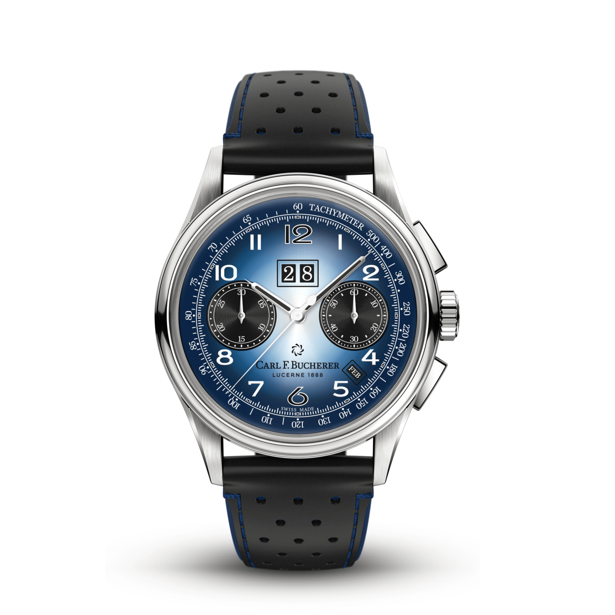 Heritage Bicompax Annual Bucherer BLUE 00.10803.08.52.99