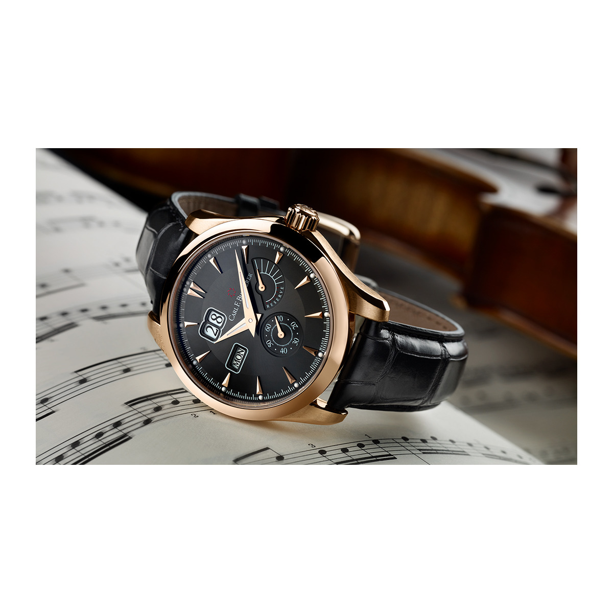カール F.ブヘラ CARL F.BUCHERER 00.10912.08.13.21 マネロ デイデイト パワーリザーブ 自動巻き メンズ _966466 カール F. ブヘラ マネロ パワーリザーブ 00.10912.03.33.01