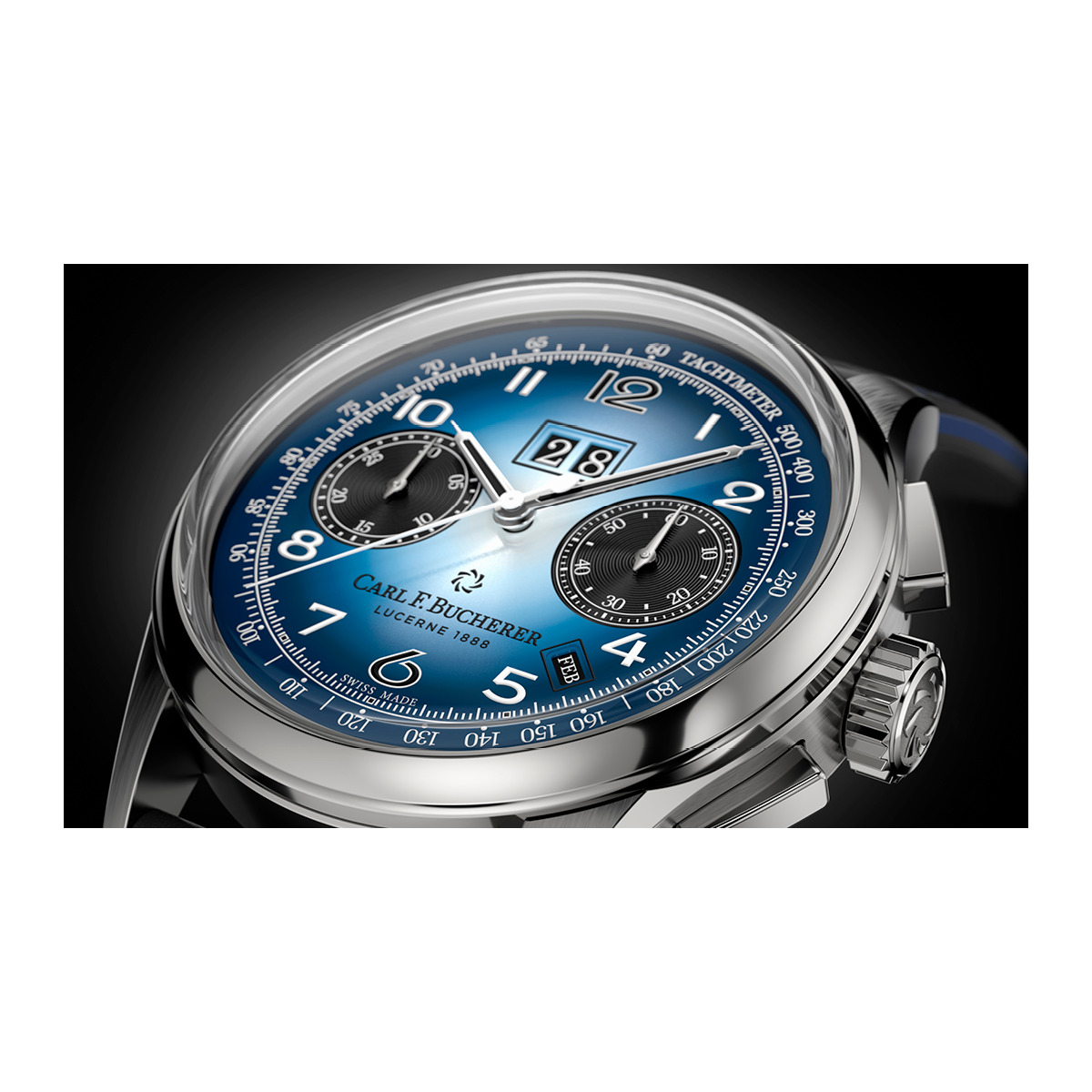 Heritage Bicompax Annual Bucherer BLUE 00.10803.08.52.99