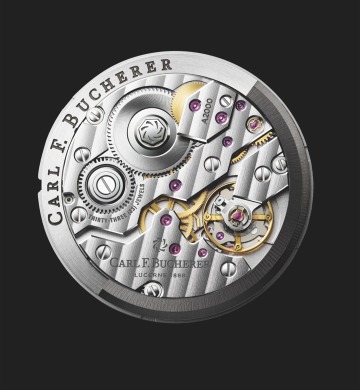 SWISS 宝飾時計老舗 CARL F. BUCHERER 水っぽ 純銀刻印 正確稼働美