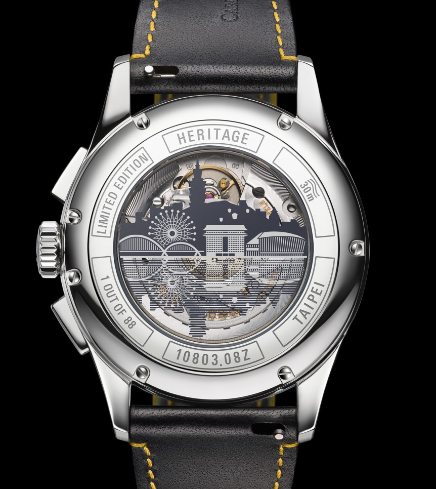 ICONIC LANDMARKS ENGRAVED ON THE CASE BACK