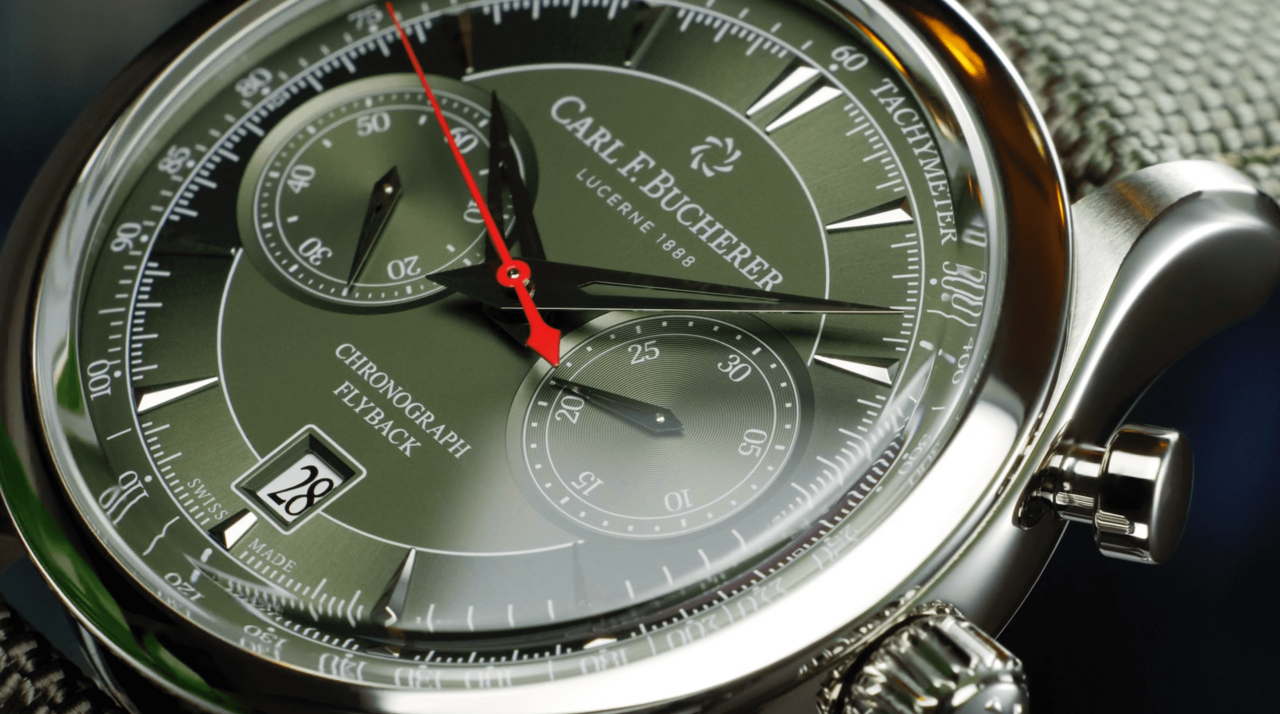 Flyback Bucherer Green Carl Manero F.